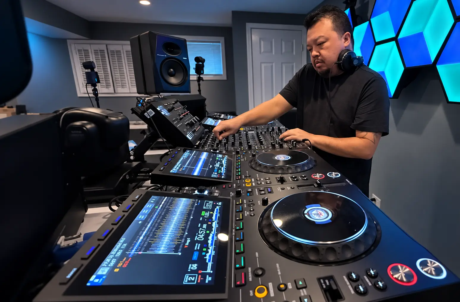 dejafua mixing across the full CDJ setup